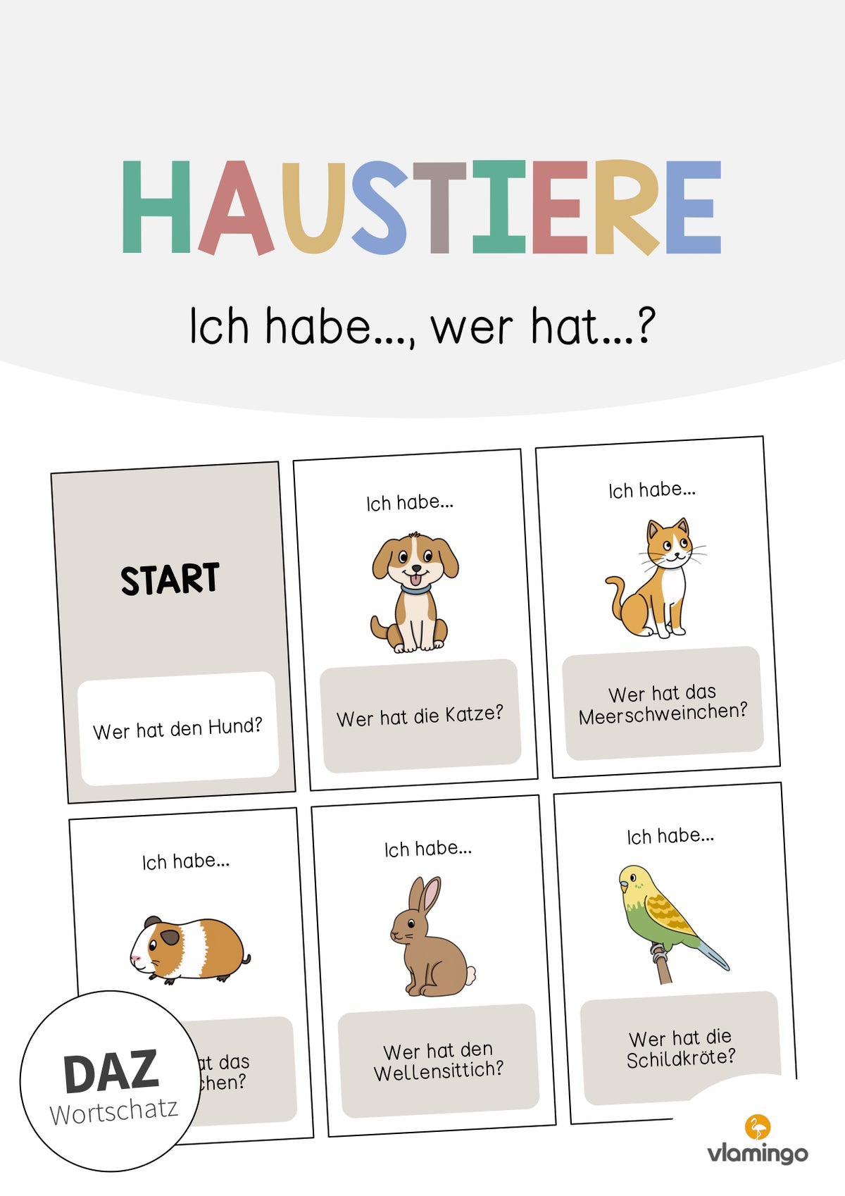 de deutsch haustiere ich habe wer hat 001