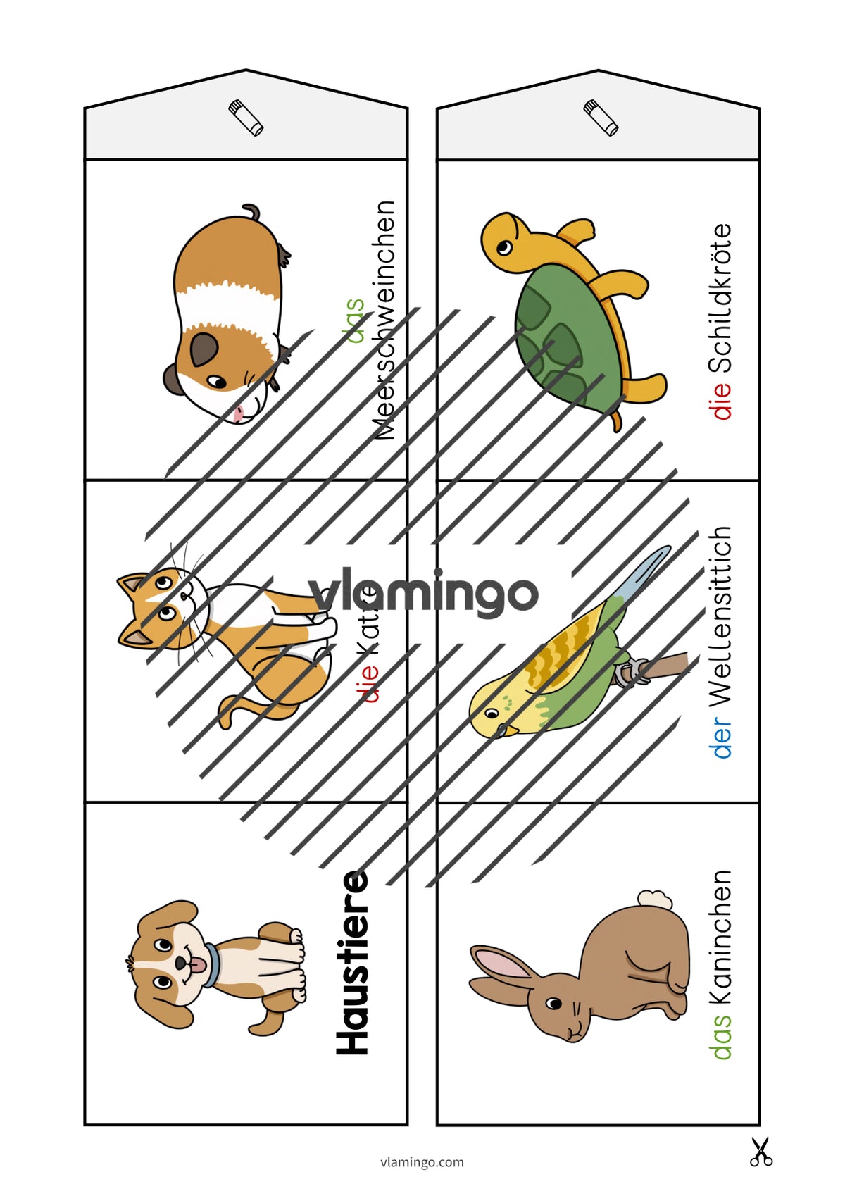 de deutsch haustiere leporello 004