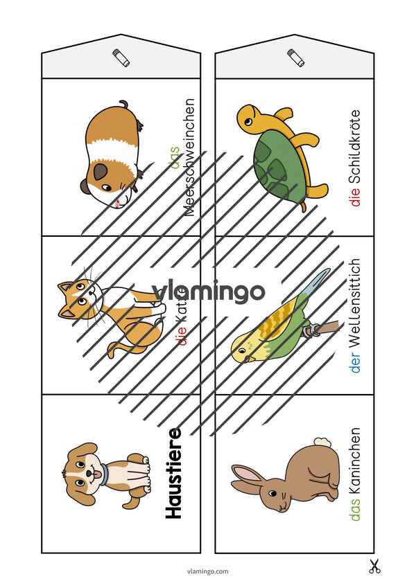 de deutsch haustiere leporello 004