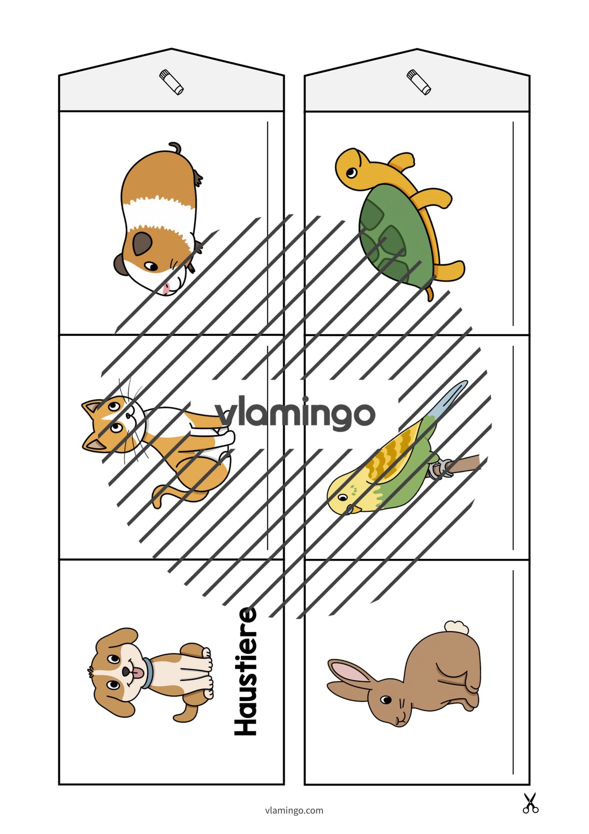 de deutsch haustiere leporello 009