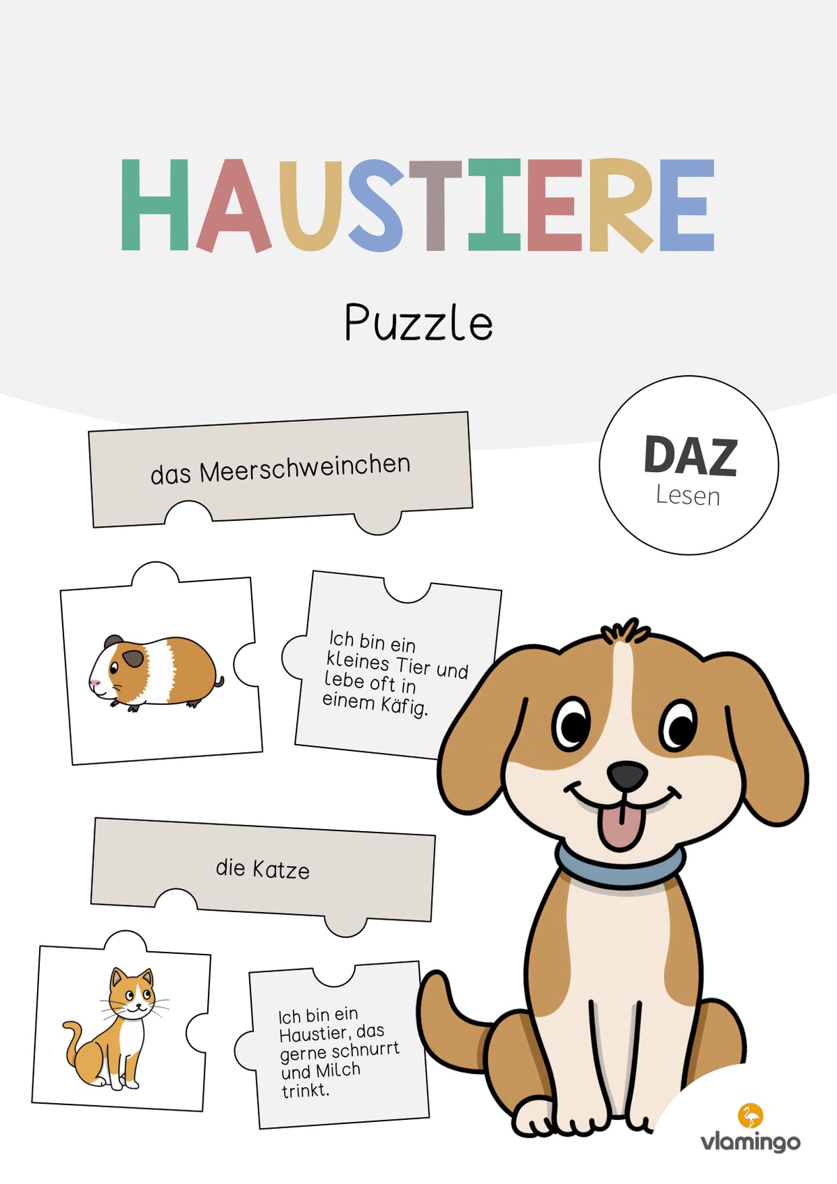 de deutsch haustiere puzzle 001