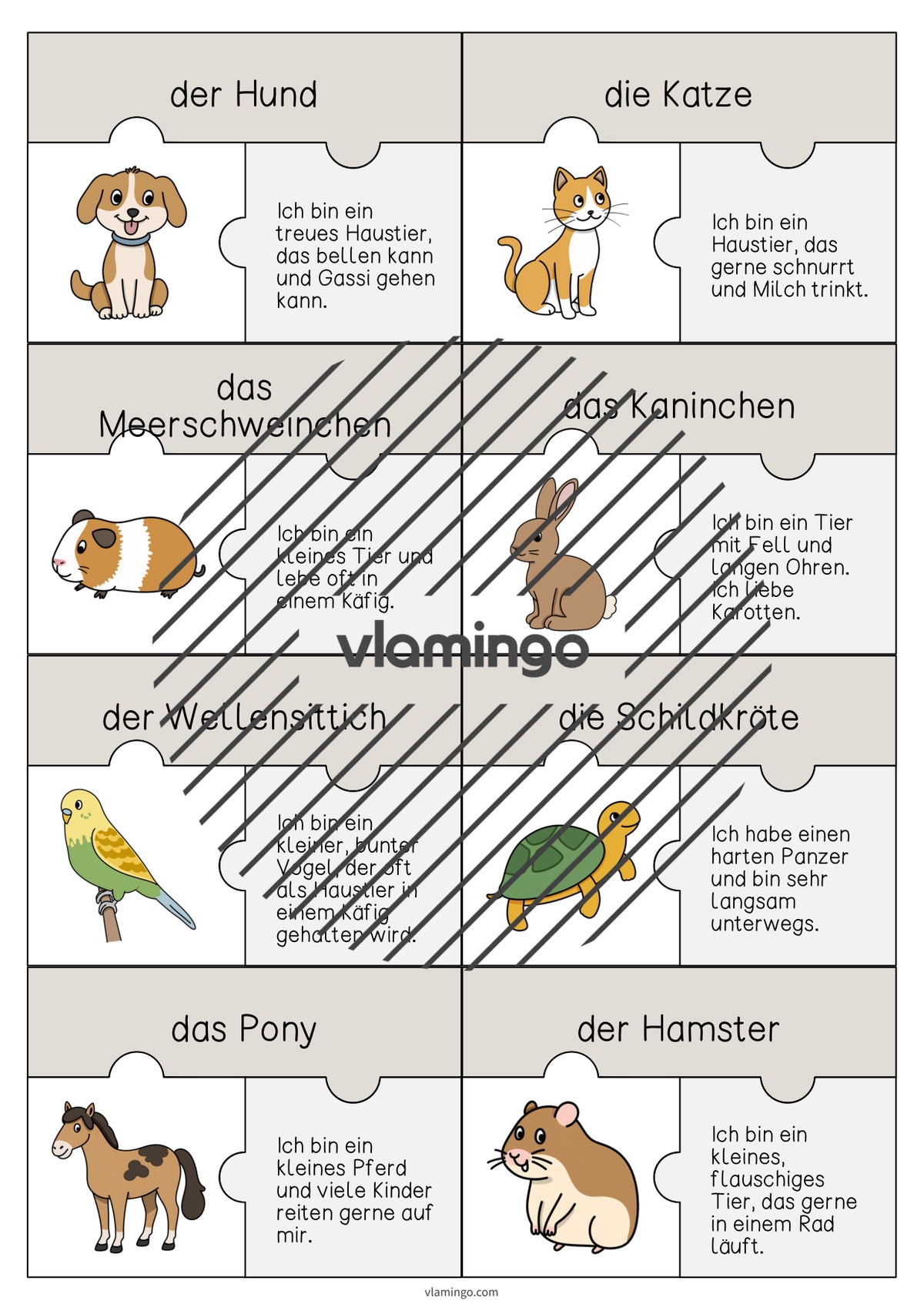 de deutsch haustiere puzzle 003