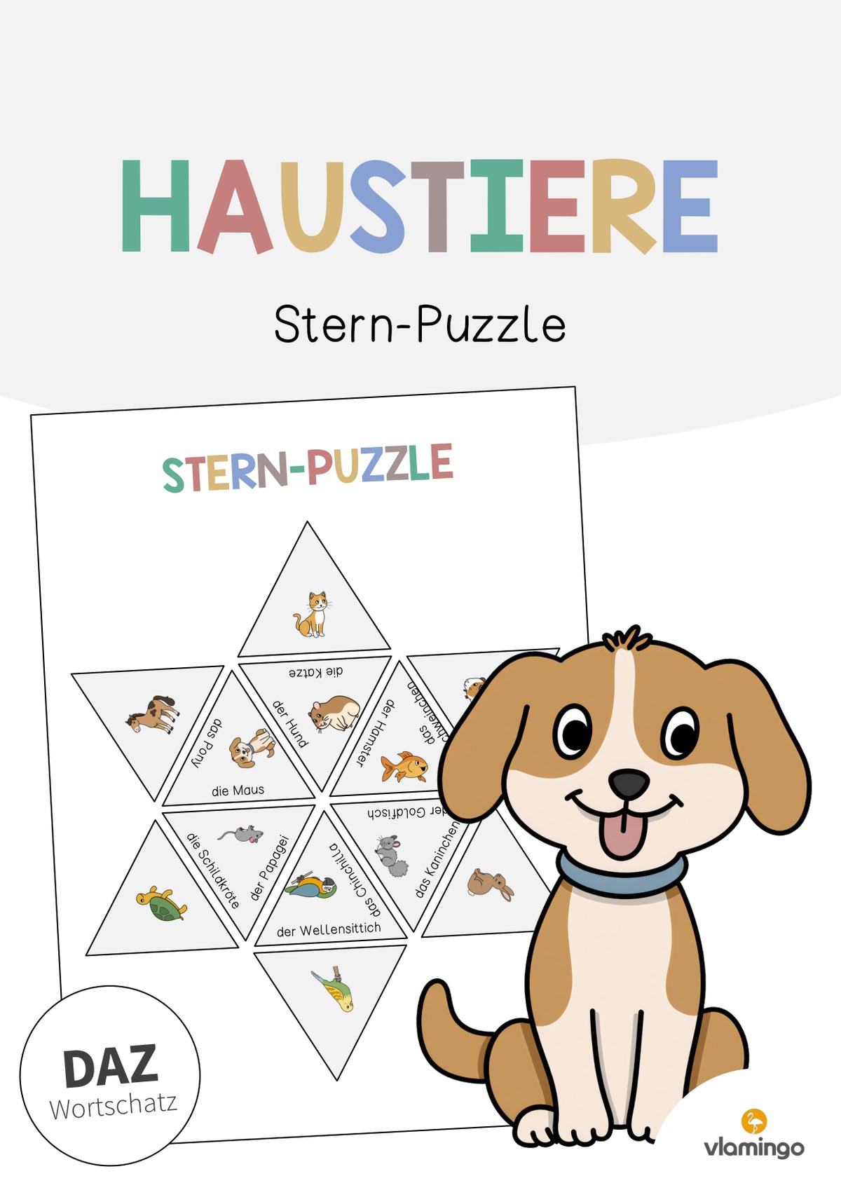 de deutsch haustiere sternpuzzle 001