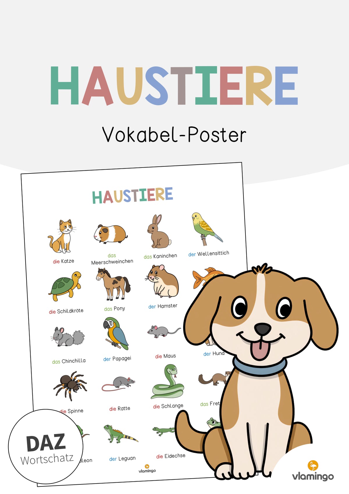 de deutsch haustiere vokabelposter 001