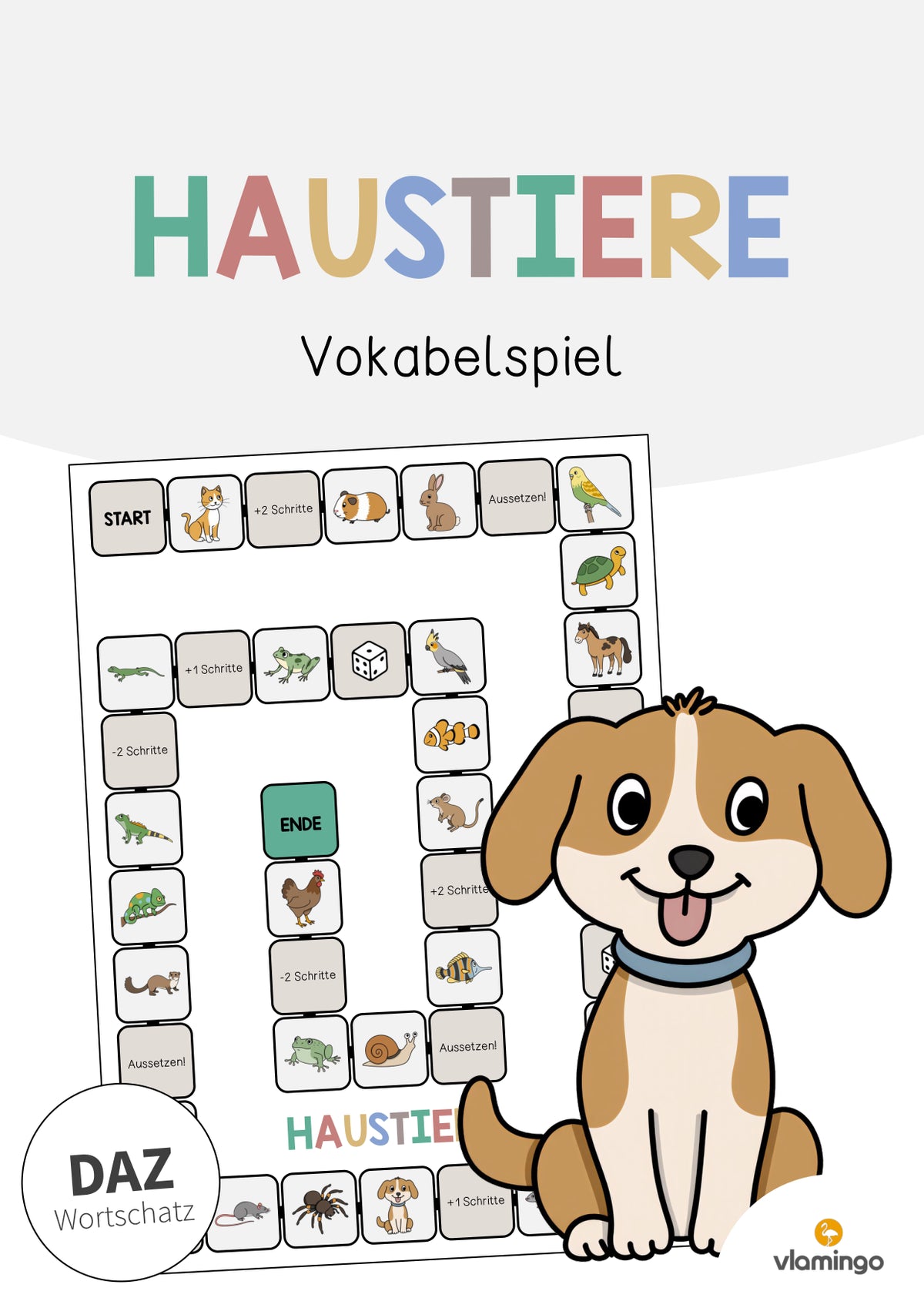 de deutsch haustiere vokabelspiel 001