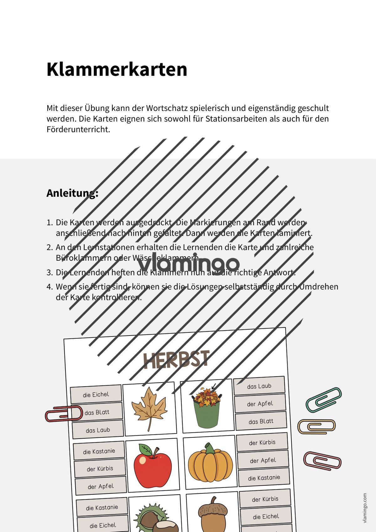 de deutsch herbst klammerkarten 002