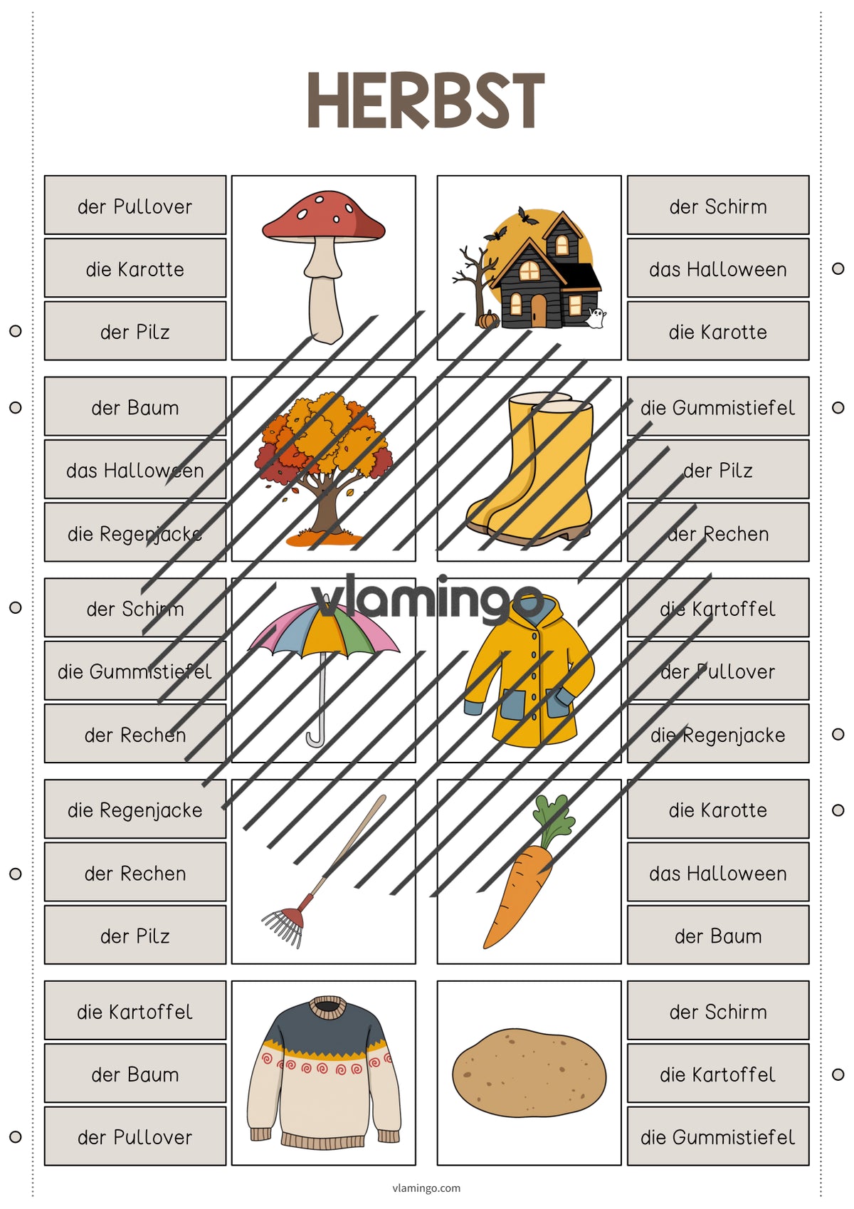 de deutsch herbst klammerkarten 004
