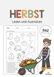 de deutsch herbst lesen und ausmalen 1 001