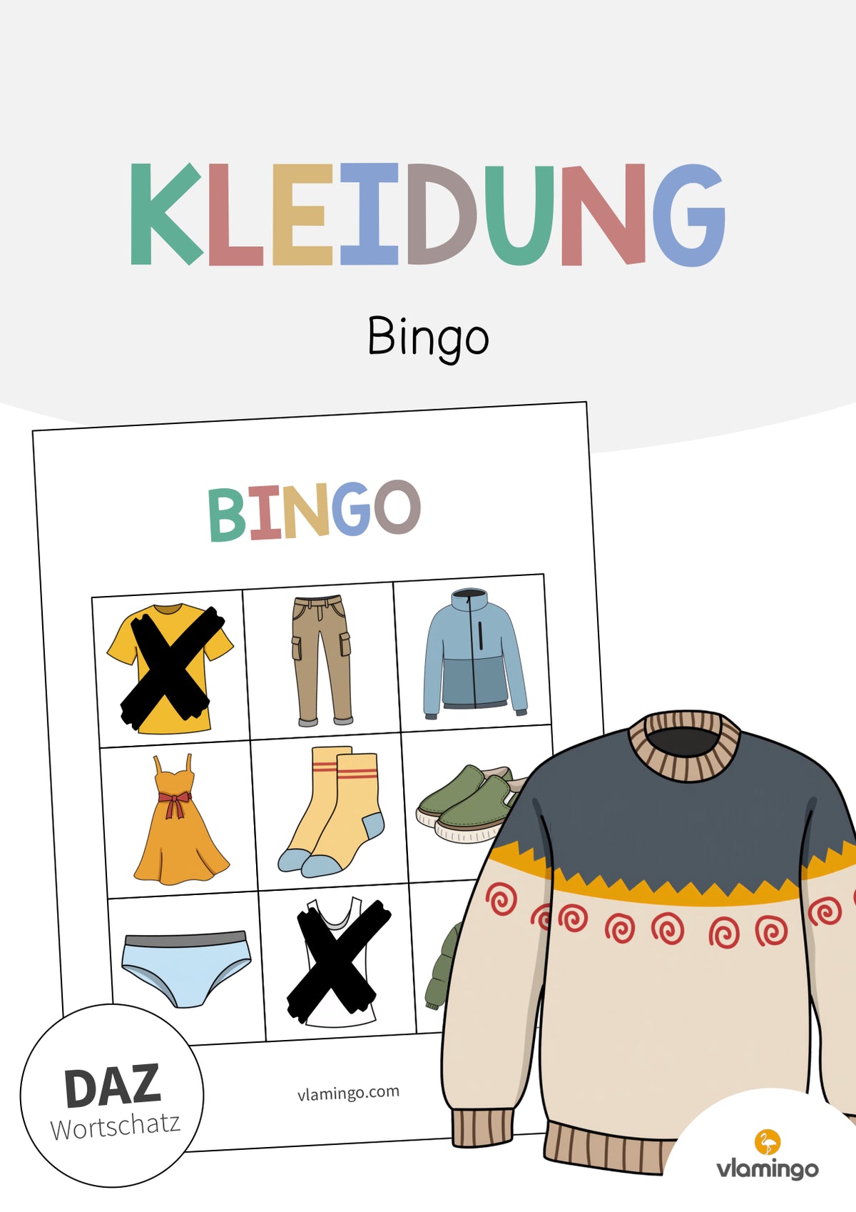de deutsch kleidung bingo 001