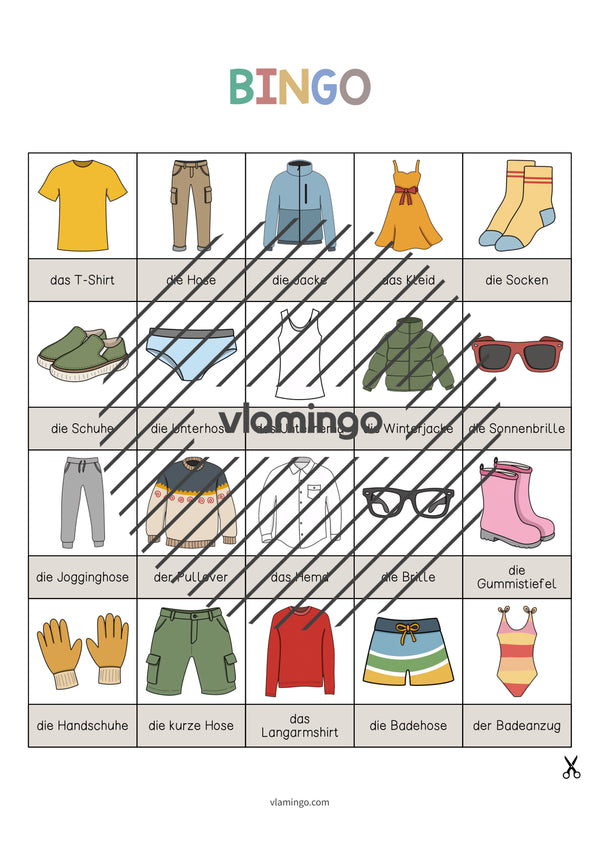 de deutsch kleidung bingo 003