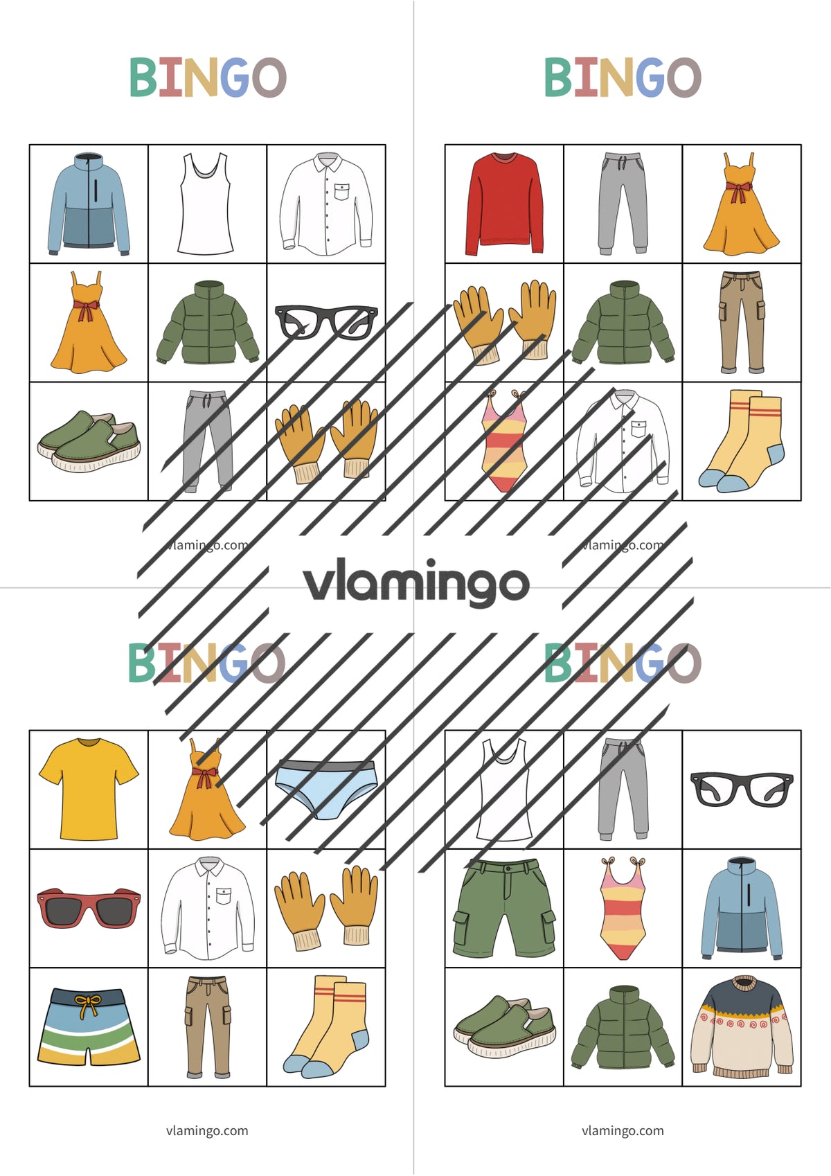 de deutsch kleidung bingo 010