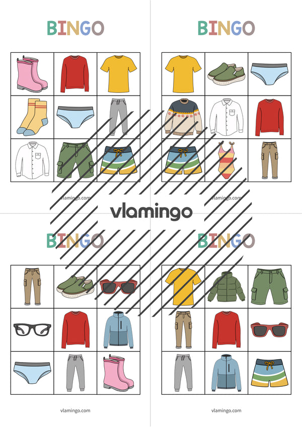 de deutsch kleidung bingo 011