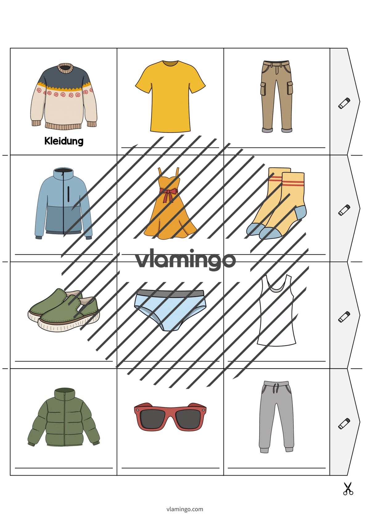 de deutsch kleidung leporello 017