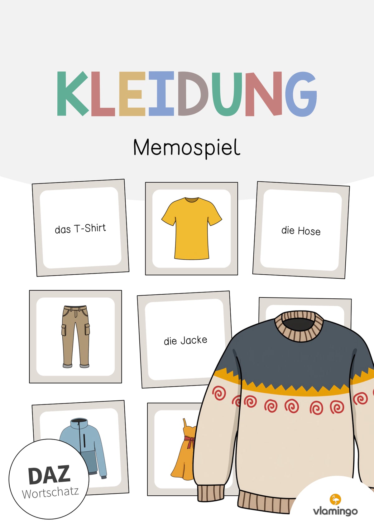 de deutsch kleidung memospiel 001