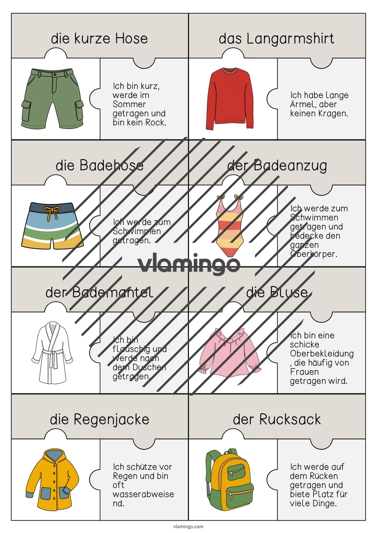 de deutsch kleidung puzzle 005