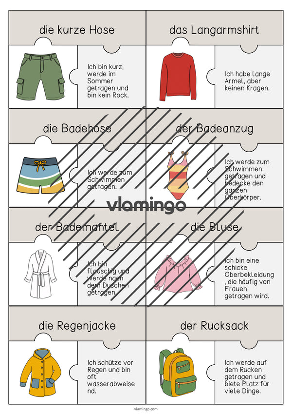 de deutsch kleidung puzzle 005