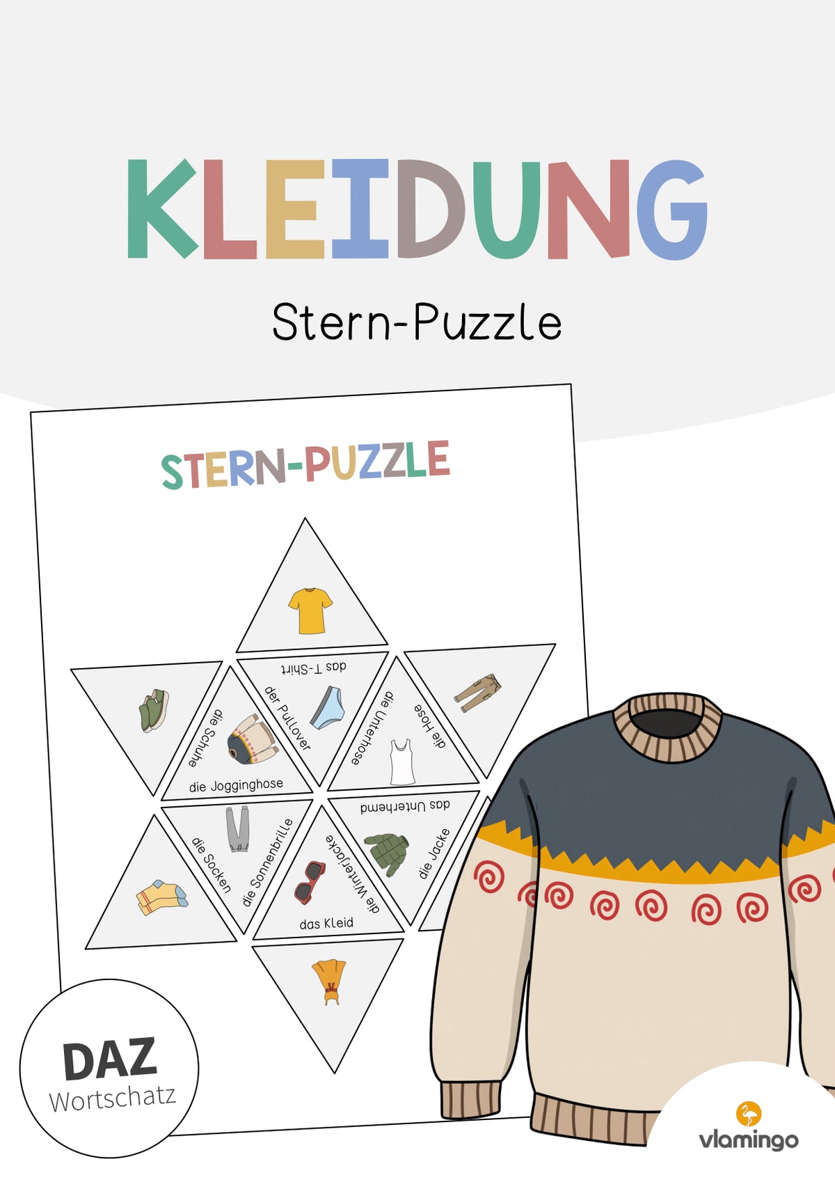 de deutsch kleidung sternpuzzle 001