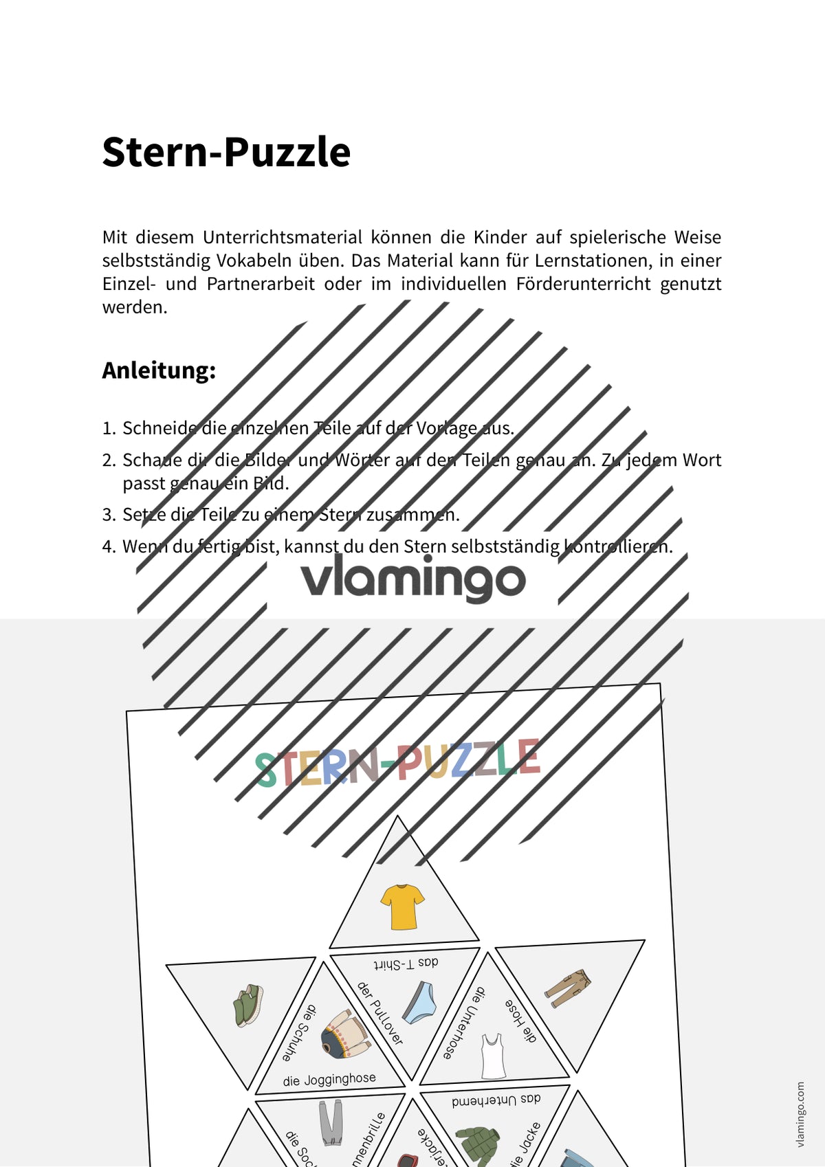 de deutsch kleidung sternpuzzle 002