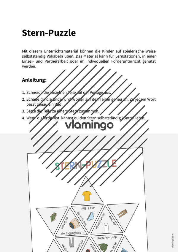 de deutsch kleidung sternpuzzle 002