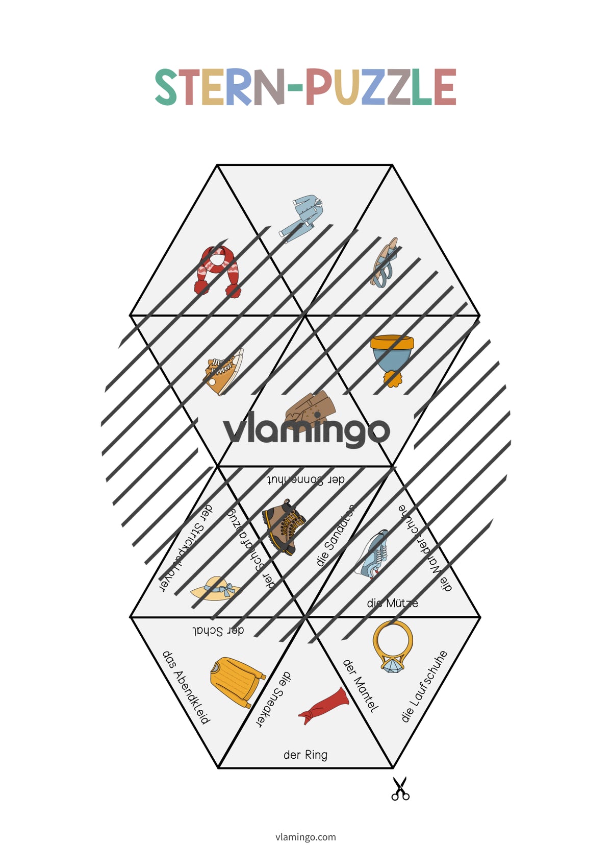 de deutsch kleidung sternpuzzle 007