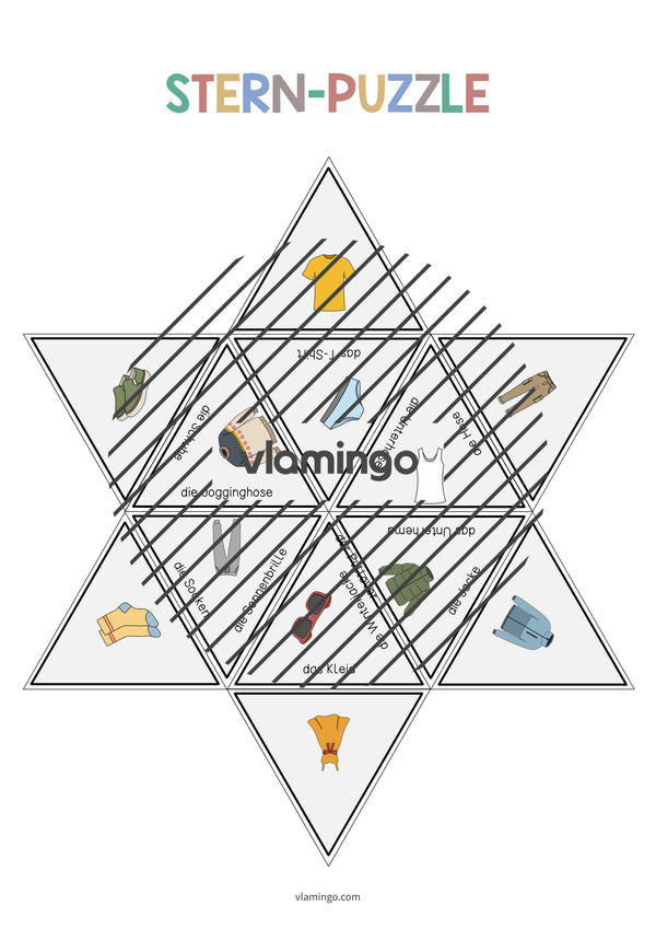 de deutsch kleidung sternpuzzle 010
