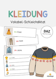 de deutsch kleidung vokabelschleichdiktat 001