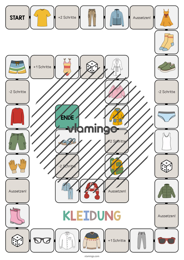 de deutsch kleidung vokabelspiel 003