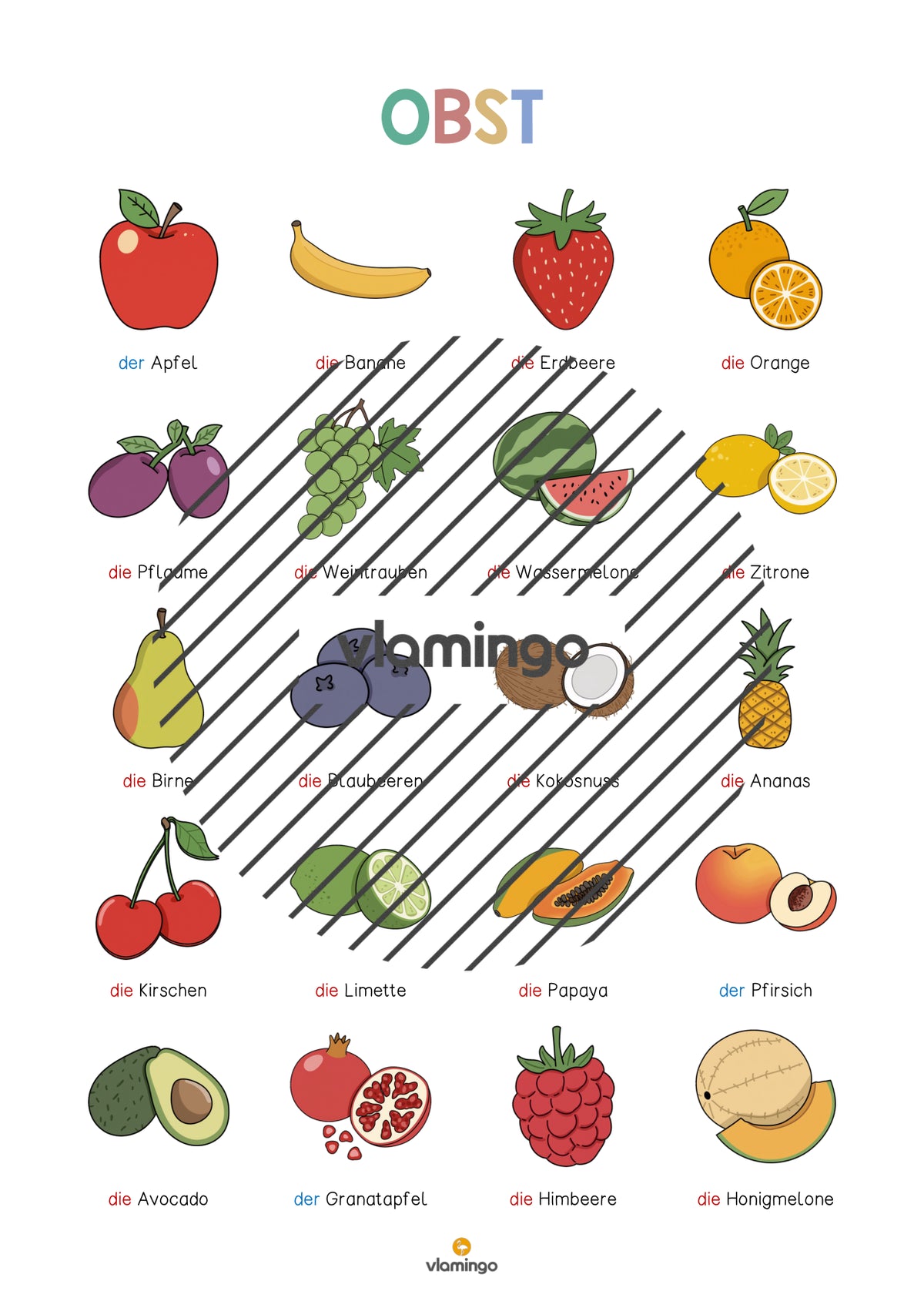 de deutsch obst vokabelposter 003