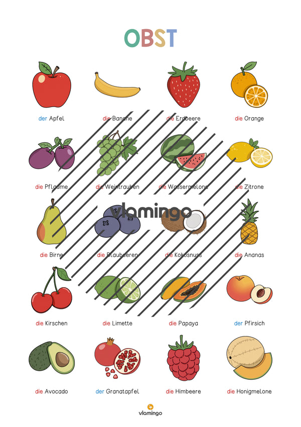 de deutsch obst vokabelposter 003