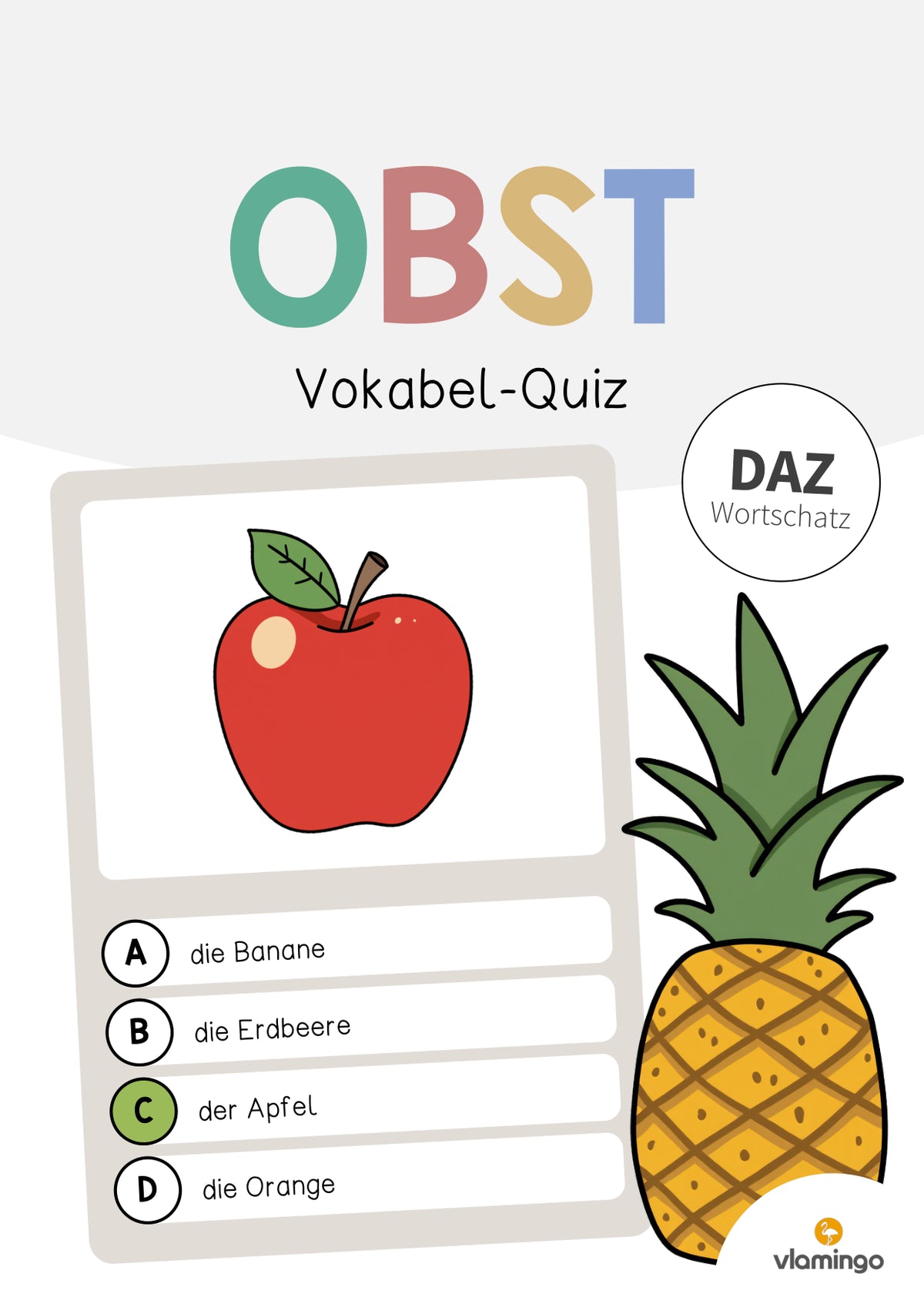 de deutsch obst vokabelquiz 001