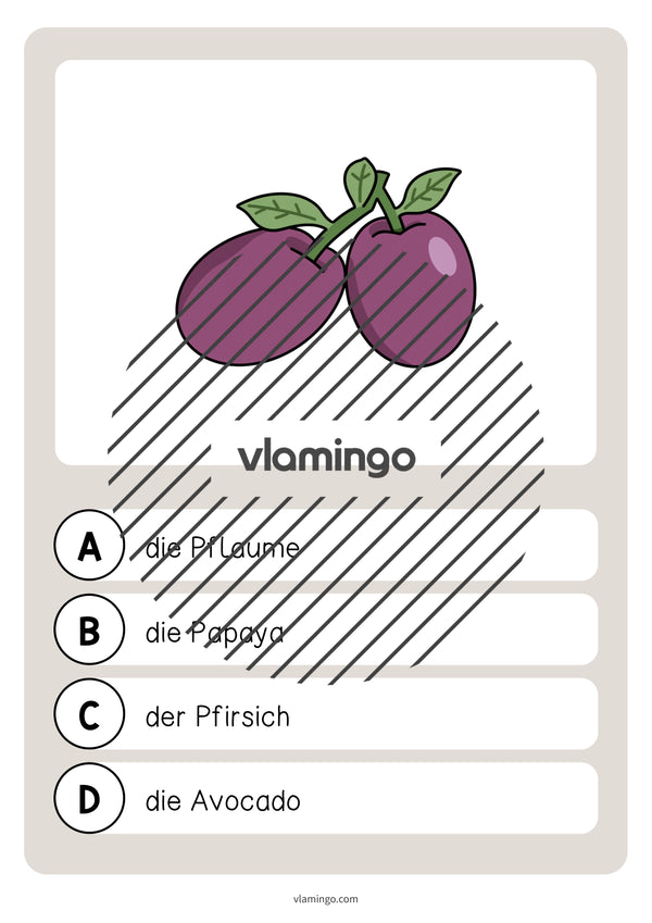 de deutsch obst vokabelquiz 013