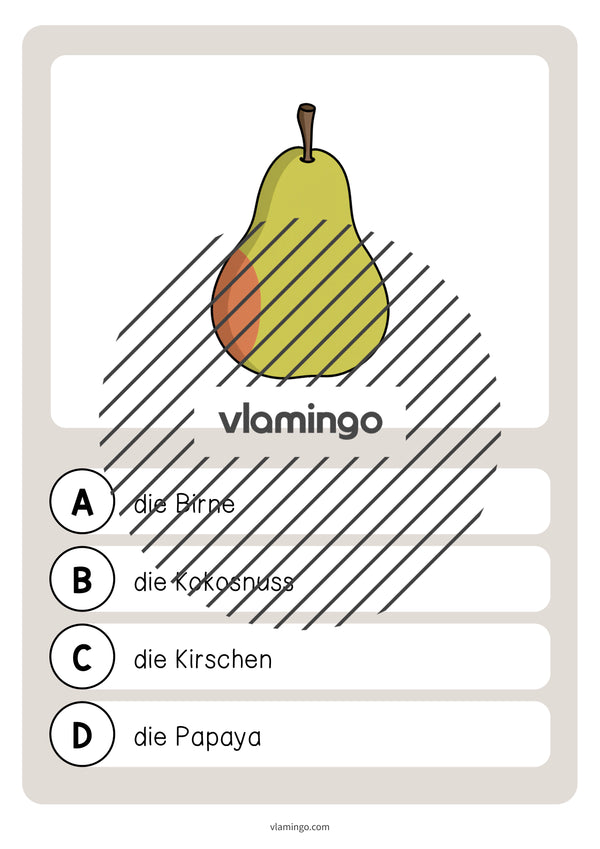 de deutsch obst vokabelquiz 021