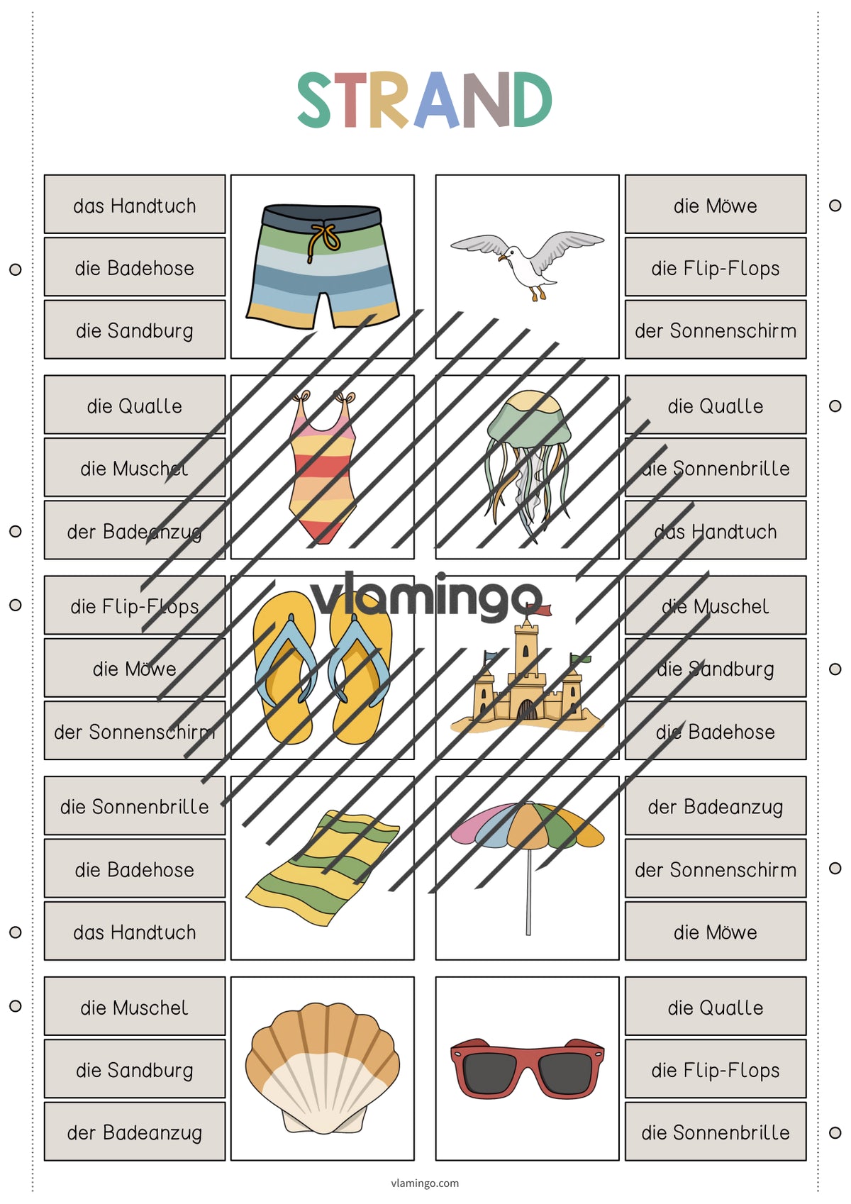 de deutsch strand klammerkarten 003