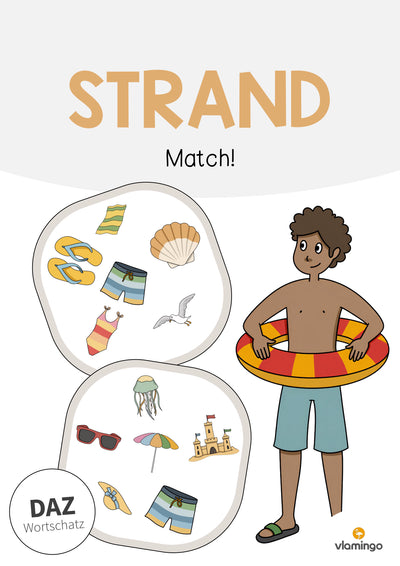 Strand: Match! (Spiel für den DaZ-, DaF- und Deutschunterricht)
