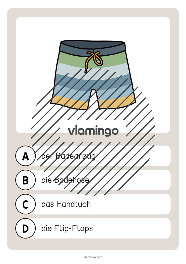 de deutsch strand vokabelquiz 005