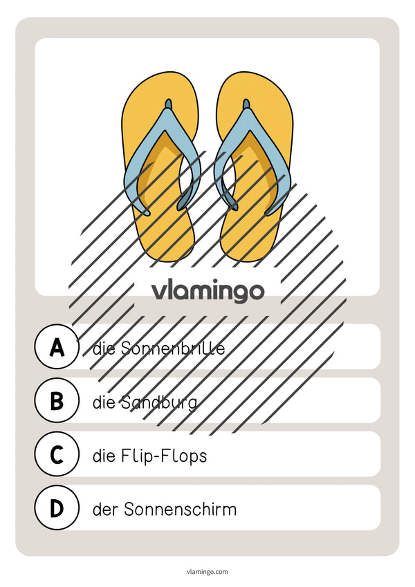 de deutsch strand vokabelquiz 009