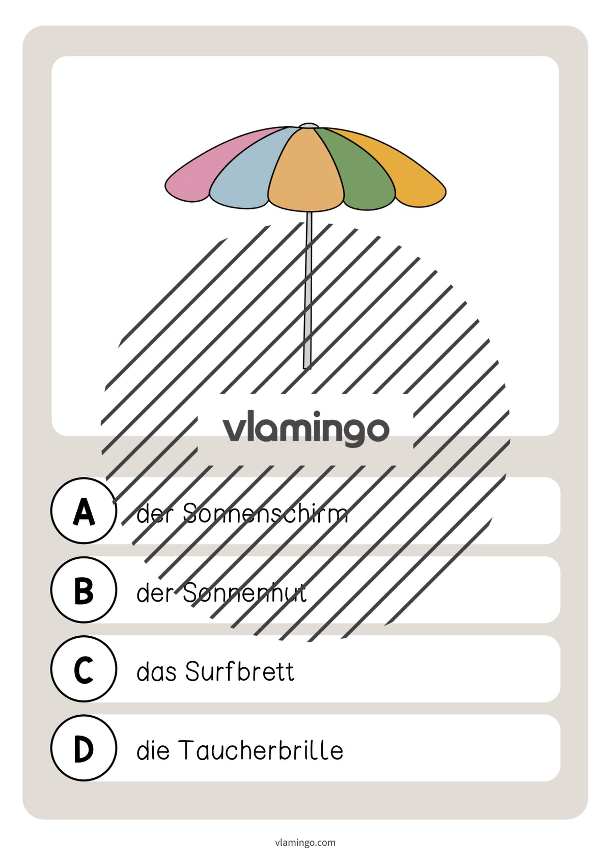 de deutsch strand vokabelquiz 021