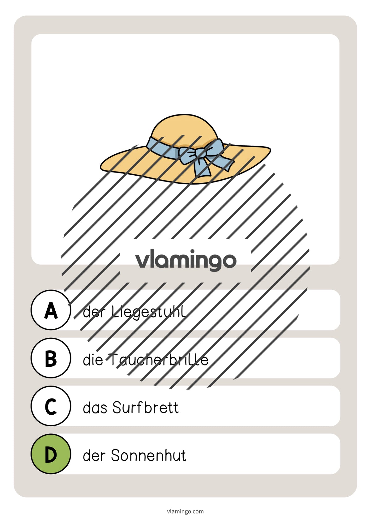 de deutsch strand vokabelquiz 026