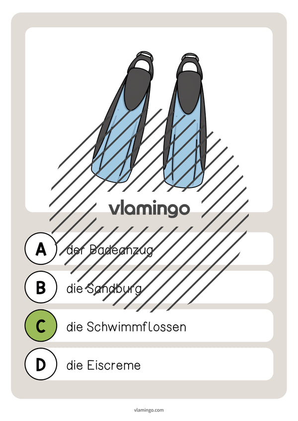 de deutsch strand vokabelquiz 040