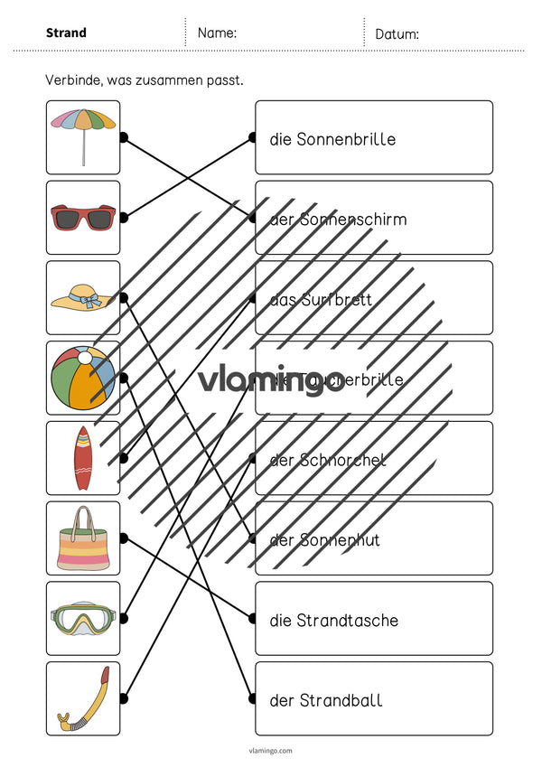 de deutsch strand was passt zusammen 2 012