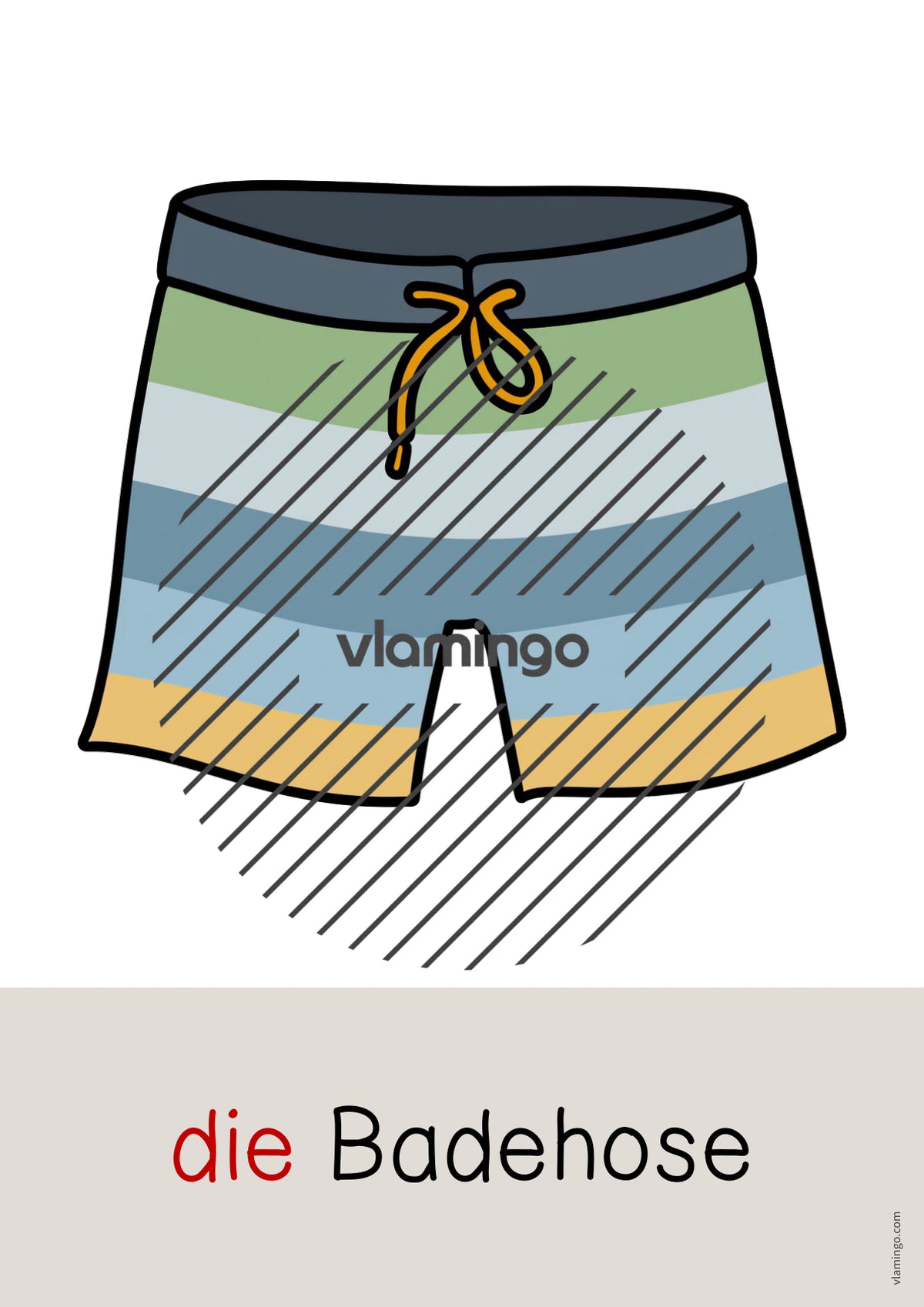 de deutsch strand wort und bildkarten 003