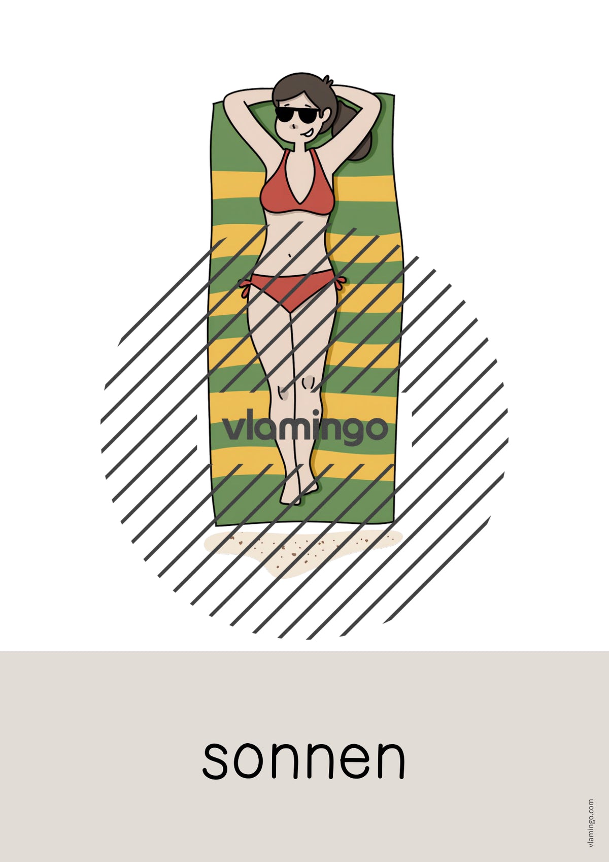 de deutsch strand wort und bildkarten 057