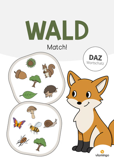 Wald: Match! (Spiel für den DaZ-, DaF- und Deutschunterricht)