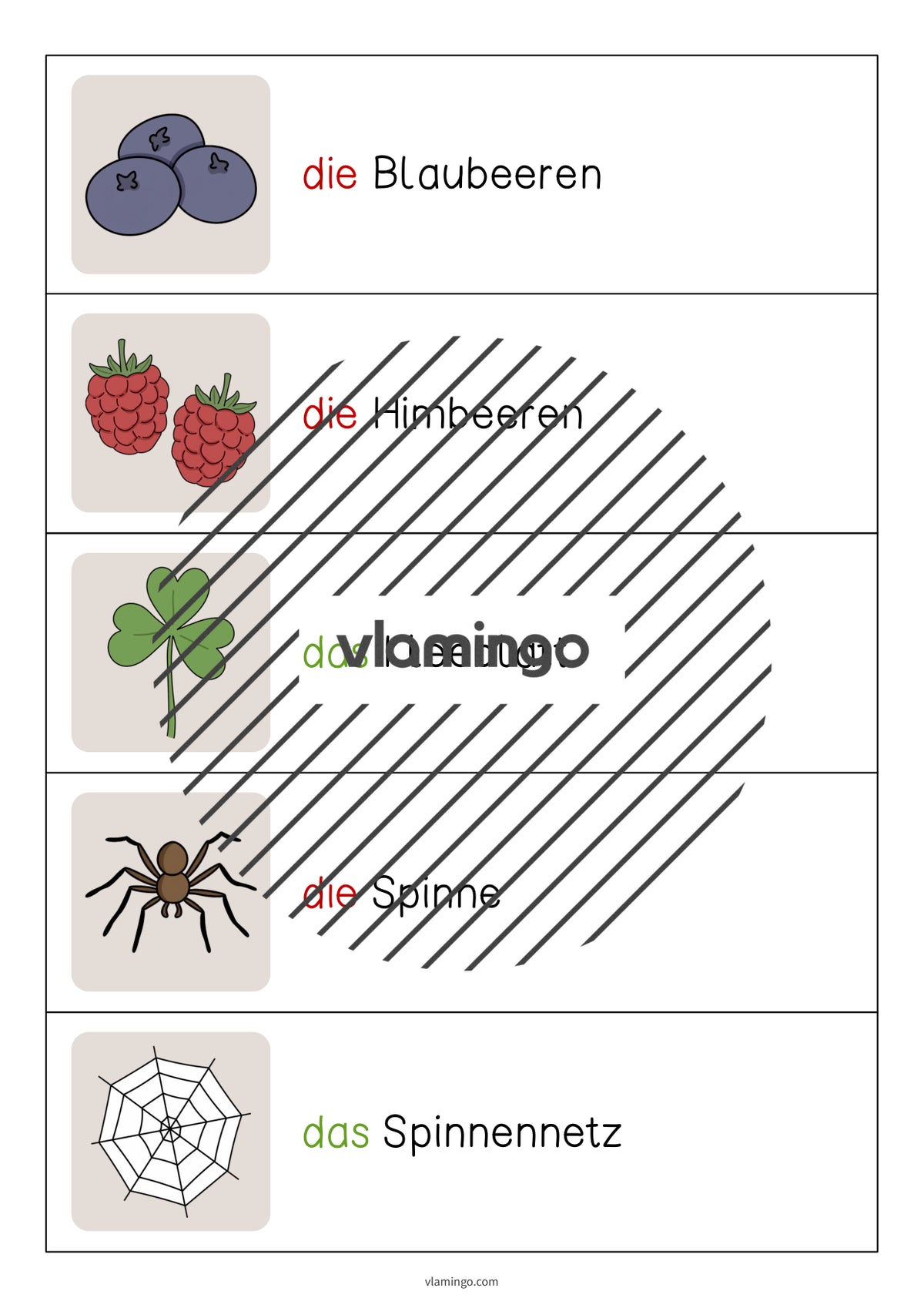 de deutsch wald vokabelschleichdiktat 008