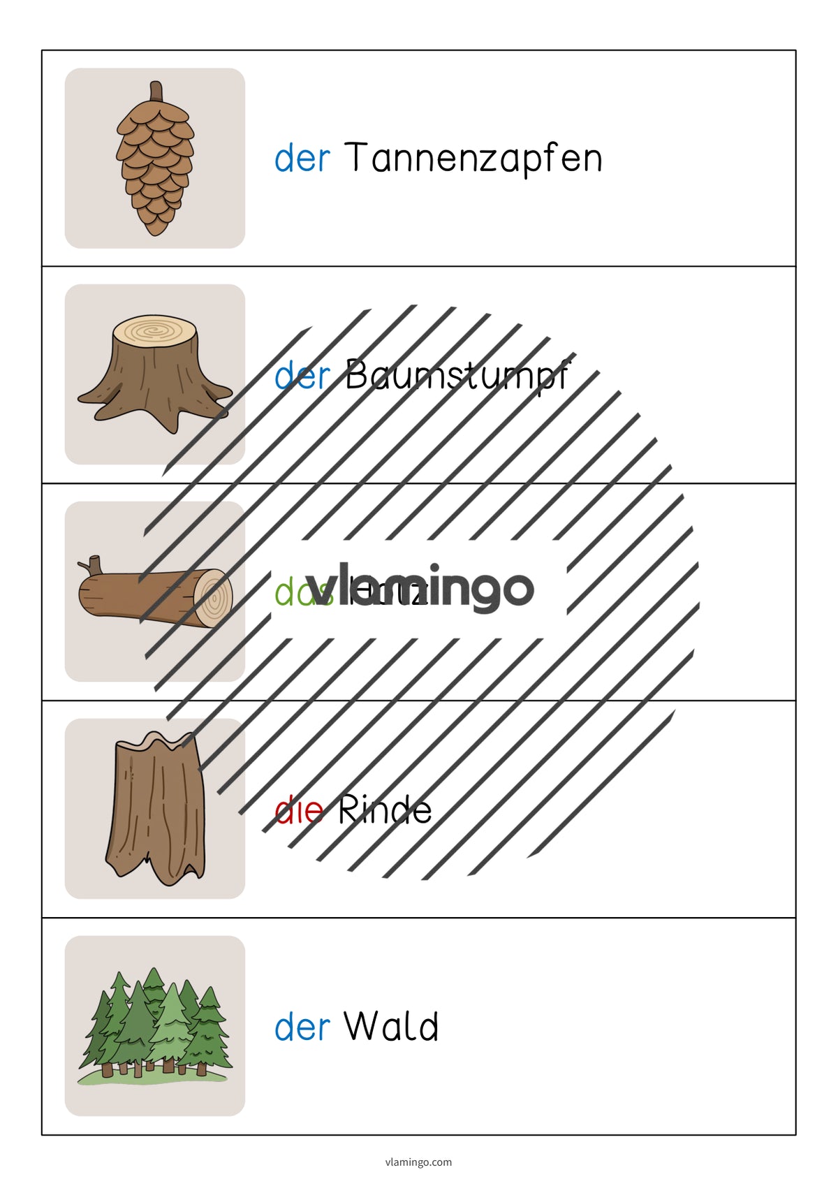 de deutsch wald vokabelschleichdiktat 010