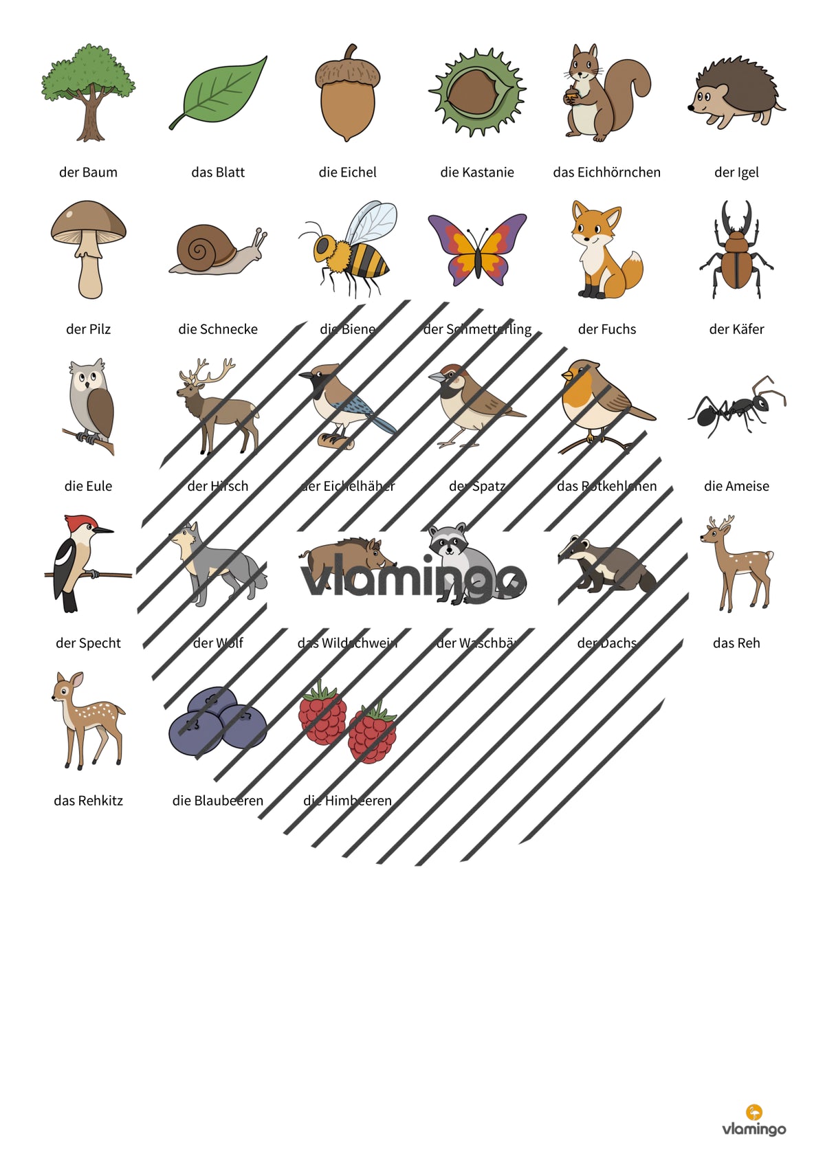 de deutsch wald vokabelspiel 004