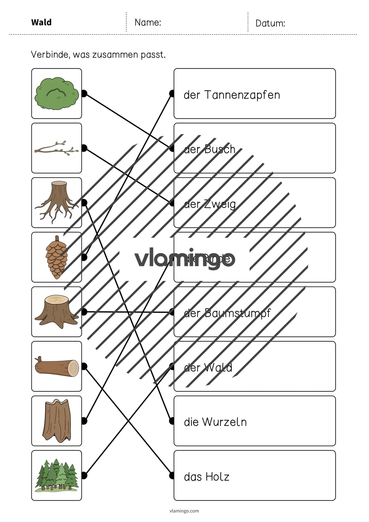 de deutsch wald was passt zusammen 2 016