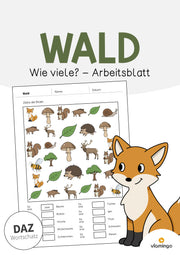 de deutsch wald wie viele arbeitsblatt 001