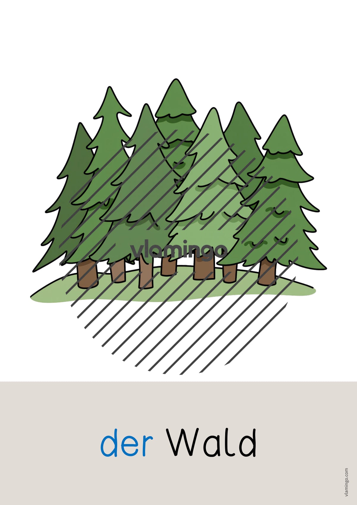 de deutsch wald wort und bildkarten 042