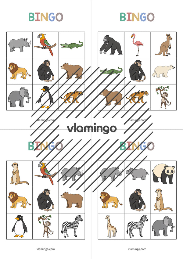 de deutsch zootiere bingo 012